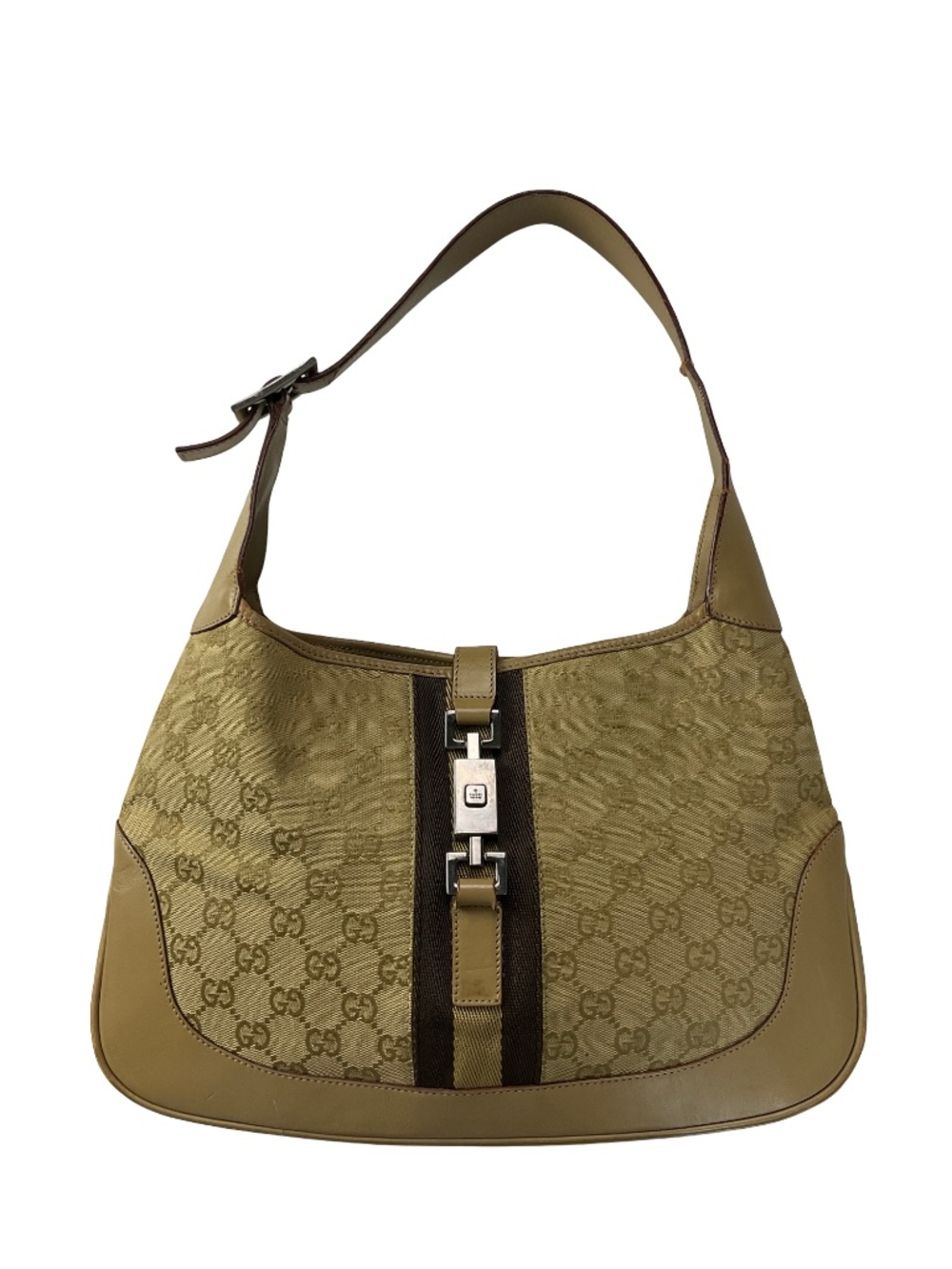 Gucci GG‎ Canvas Jackie Hobo Bag